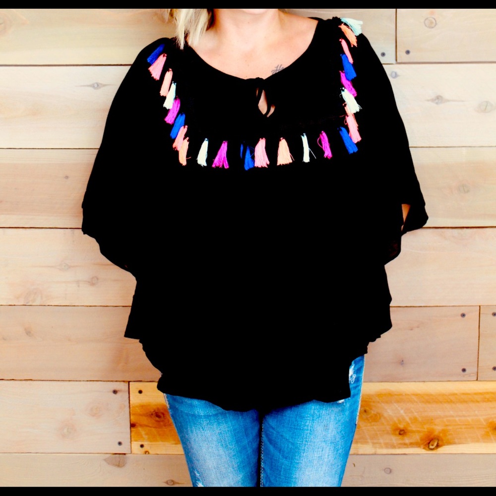 Tasseled Tunic top